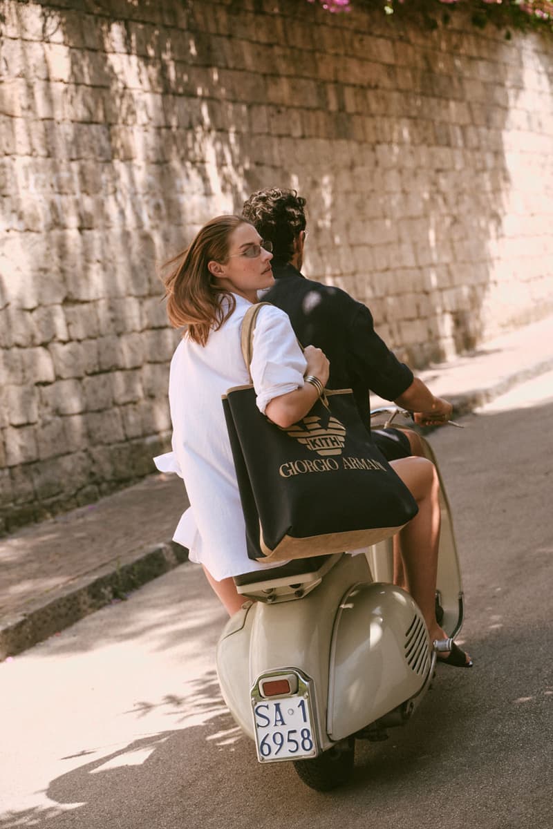 Giorgio Armani x Kith Go Global for Second Collaborative Release  release info nyc italy lookbook 