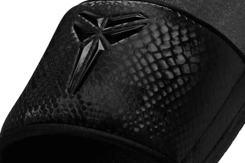 Kobe Bryant x Nike Offcourt Slides Slated to Return in "Triple Black" IF2870-001 mamba mentality sandals slides