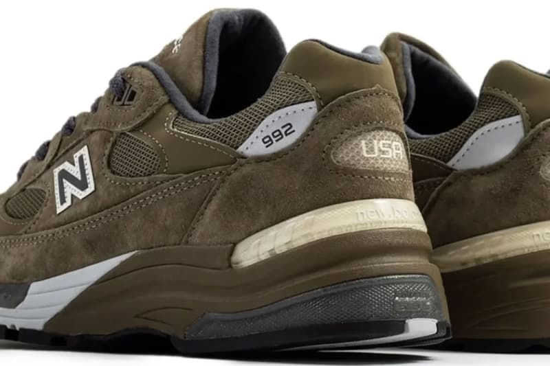 New Balance 992 Made in USA Dark Camo Release Info