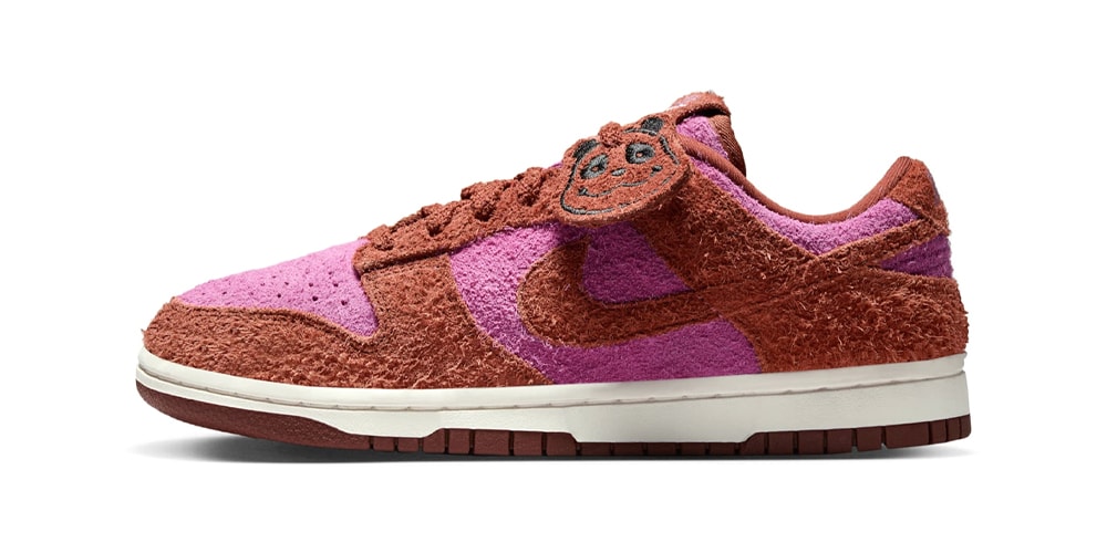 Nike Wraps the Dunk Low Panda "Picante Red" With Fuzzy Suede