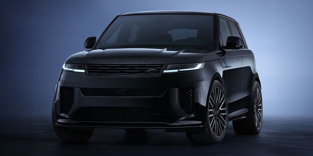 Range Rover открывает монохромную электростанцию: Sport Sv Black