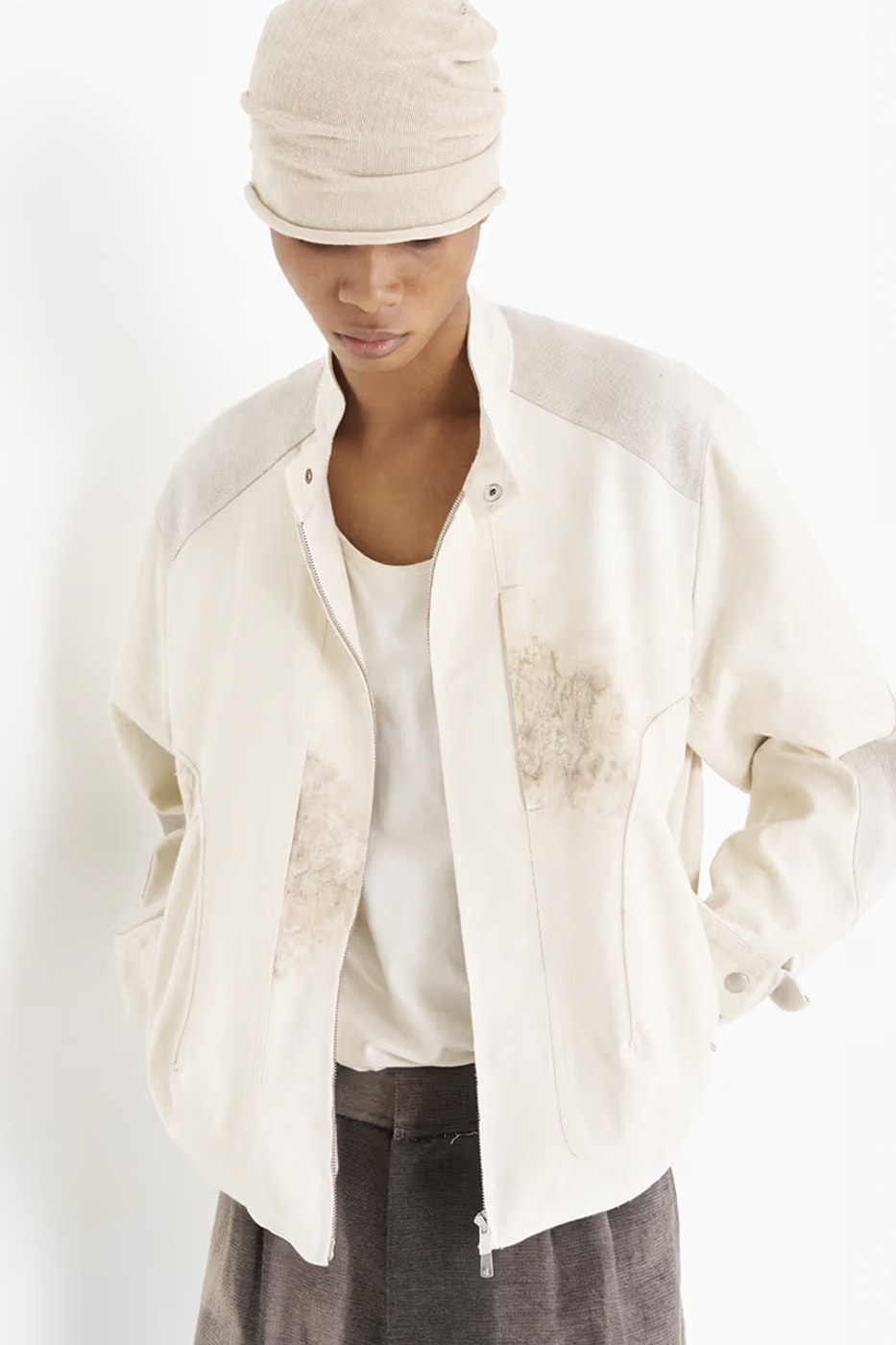 JiyongKim Spring/Summer 2026 Collection Lookbook Info Paris Fashion Week Alpha Industrie anorak jacket collaboration 