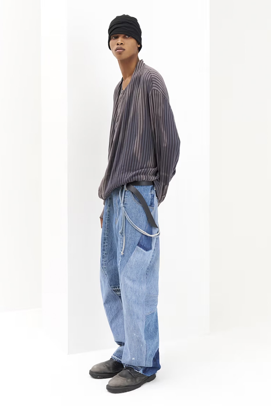 JiyongKim Spring/Summer 2026 Collection Lookbook Info Paris Fashion Week Alpha Industrie anorak jacket collaboration 