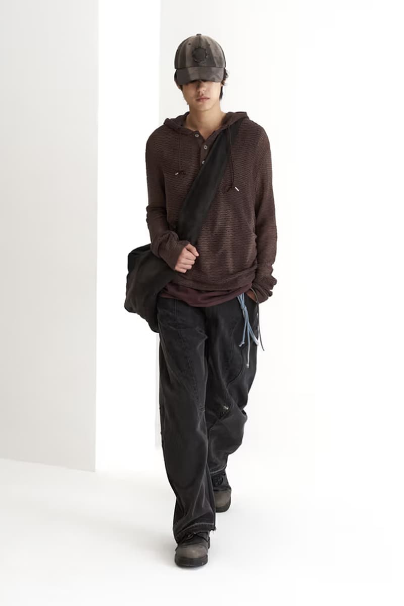 JiyongKim Spring/Summer 2026 Collection Lookbook Info Paris Fashion Week Alpha Industrie anorak jacket collaboration