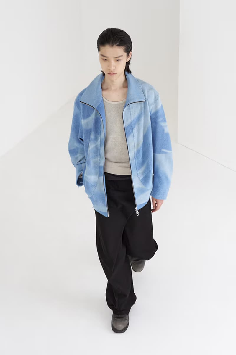 JiyongKim Spring/Summer 2026 Collection Lookbook Info Paris Fashion Week Alpha Industrie anorak jacket collaboration