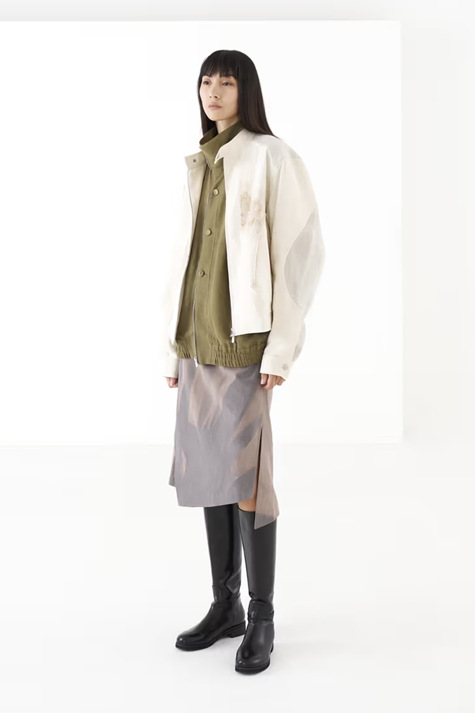 JiyongKim Spring/Summer 2026 Collection Lookbook Info Paris Fashion Week Alpha Industrie anorak jacket collaboration 