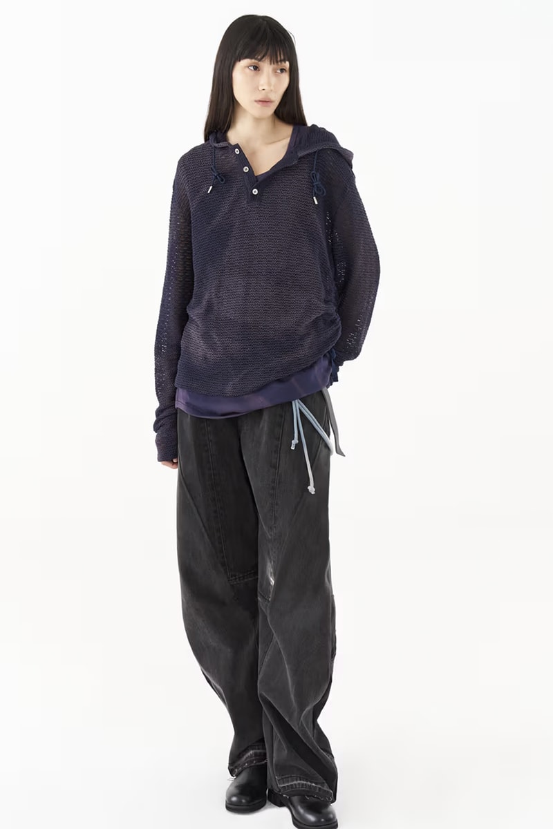 JiyongKim Spring/Summer 2026 Collection Lookbook Info Paris Fashion Week Alpha Industrie anorak jacket collaboration 