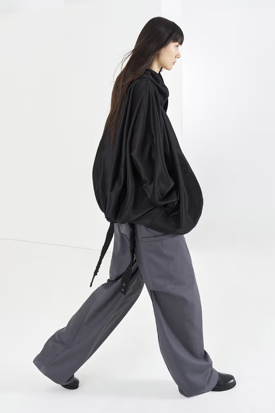 JiyongKim Spring/Summer 2026 Collection Lookbook Info Paris Fashion Week Alpha Industrie anorak jacket collaboration 