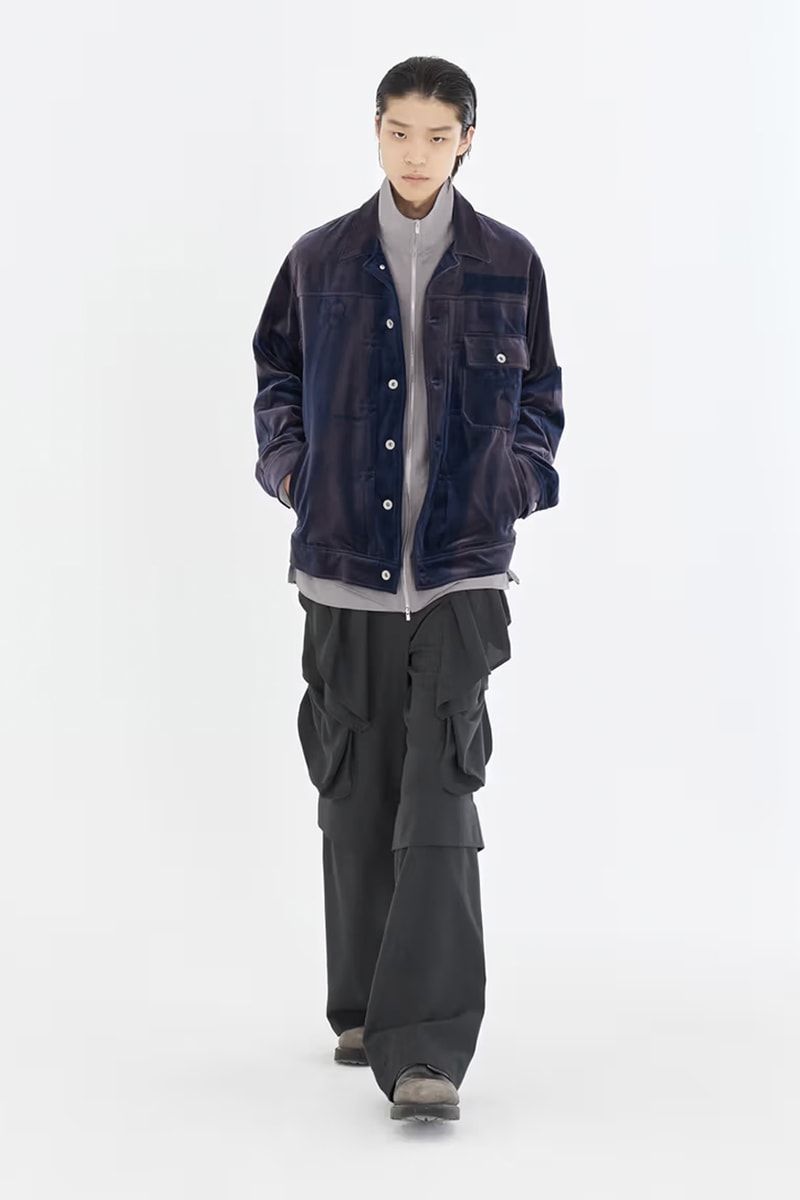 JiyongKim Spring/Summer 2026 Collection Lookbook Info Paris Fashion Week Alpha Industrie anorak jacket collaboration 