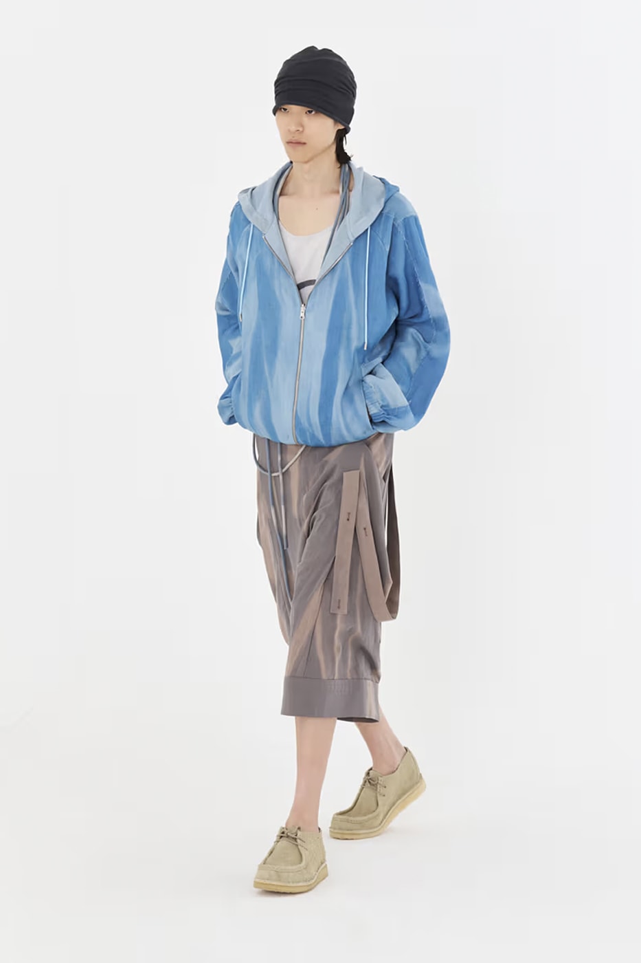 JiyongKim Spring/Summer 2026 Collection Lookbook Info Paris Fashion Week Alpha Industrie anorak jacket collaboration 