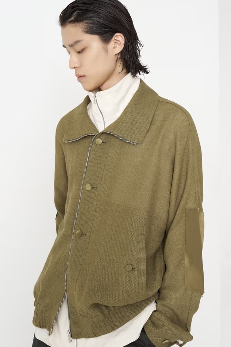 JiyongKim Spring/Summer 2026 Collection Lookbook Info Paris Fashion Week Alpha Industrie anorak jacket collaboration