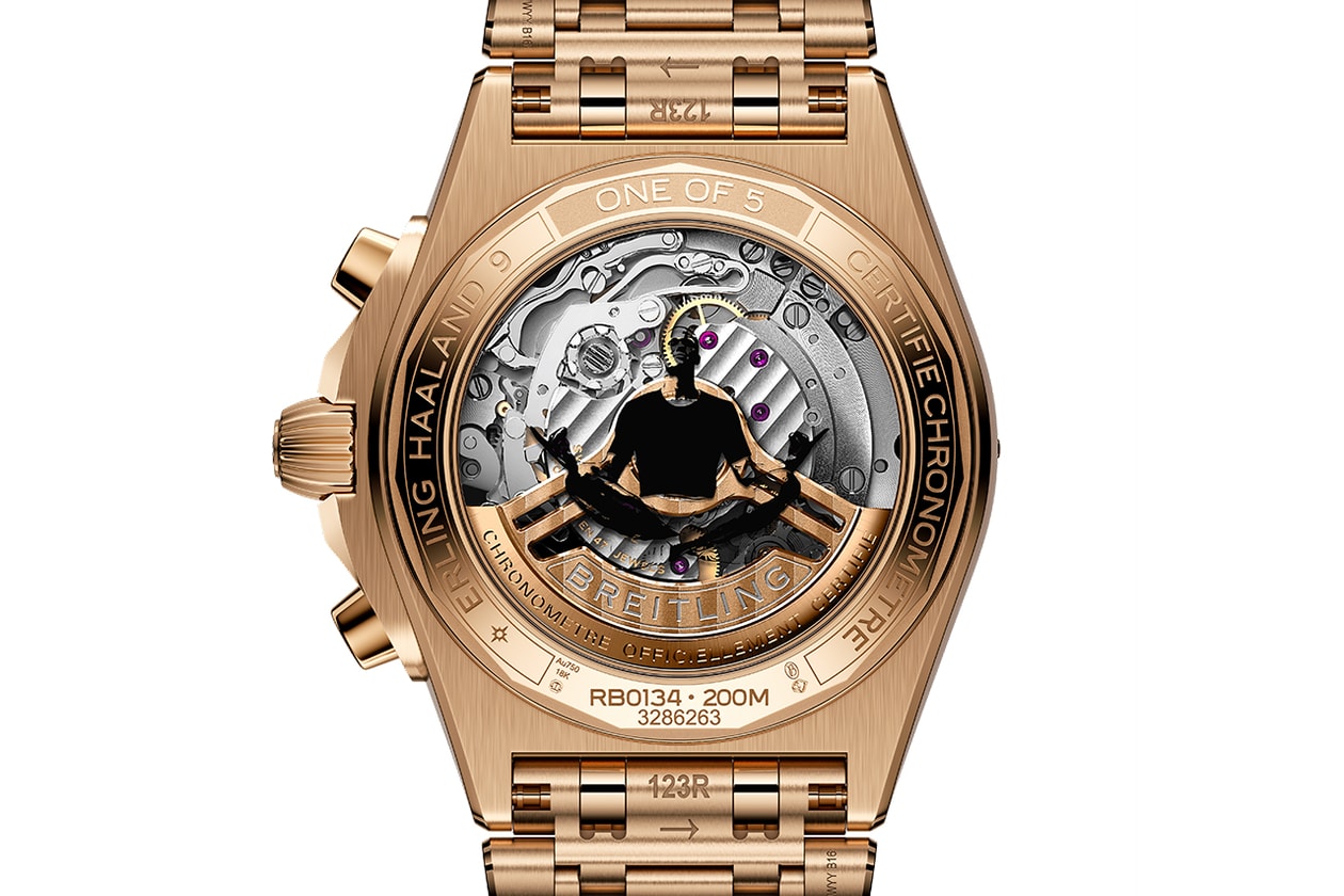 Erling Haaland 攜手 Breitling 推出全新隕石面盤 Chronomat 聯名錶款