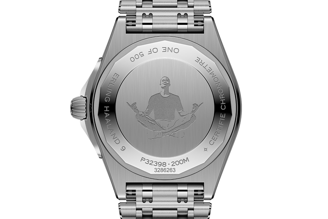 Erling Haaland 攜手 Breitling 推出全新隕石面盤 Chronomat 聯名錶款