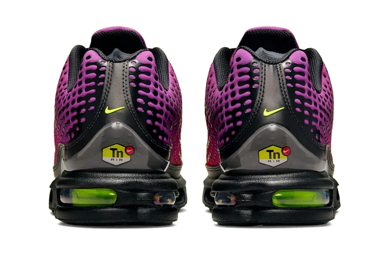 Nike Air Max Plus VII "Varsity Maize,"White/Black-Smoke Grey, Black/Cactus Flower/Smoke Grey HQ2197-100, HQ2197-800, HQ2197-700 Release Info