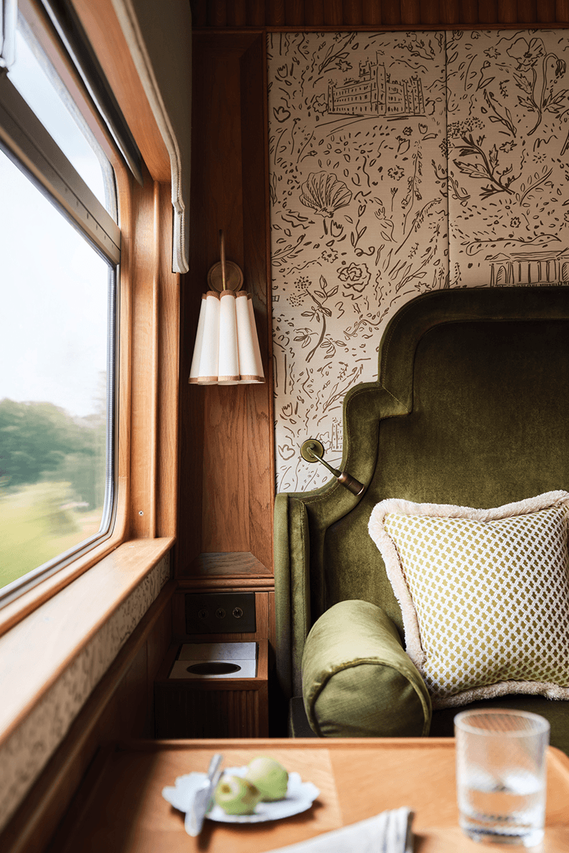 Belmond's New Train – the 'Britannic Explorer' – is Peak British Luxury LVMH sleeper train andean Explorer Royal Scotsman caledonian sleeper Royal Train King Charles