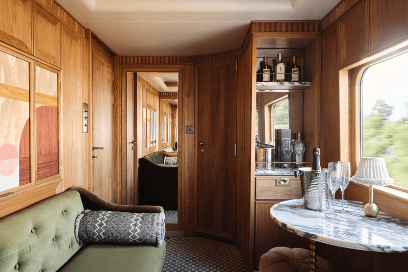 Belmond's New Train – the 'Britannic Explorer' – is Peak British Luxury LVMH sleeper train andean Explorer Royal Scotsman caledonian sleeper Royal Train King Charles