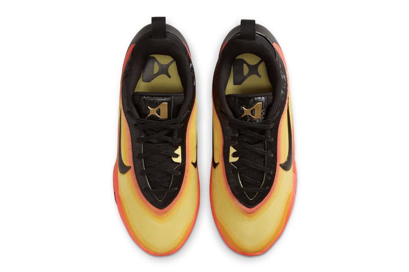 Official Look at the Nike A'One "All-Star" Black/Bright Crimson-Metallic Gold-University Gold HQ1728-001 aja wilson wnba las vegas aces