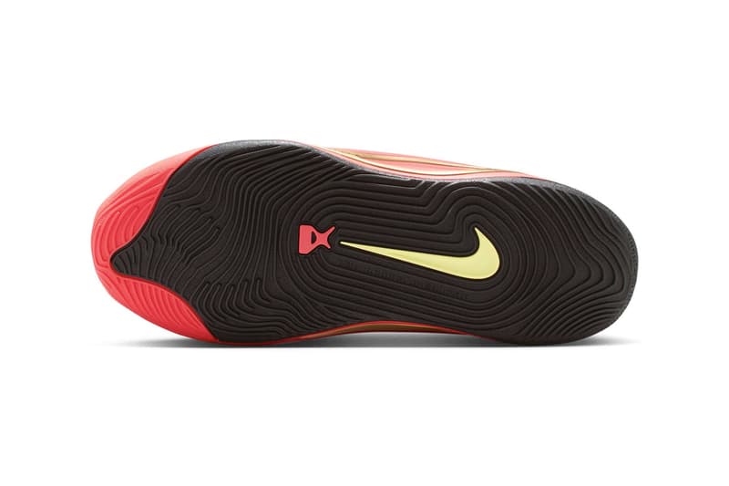 Official Look at the Nike A'One "All-Star" Black/Bright Crimson-Metallic Gold-University Gold HQ1728-001 aja wilson wnba las vegas aces