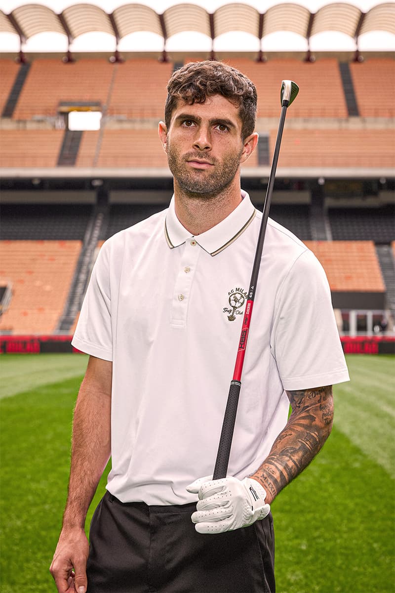 PUMA Golf AC Milan Football Soccer Pulisic Collection Collaboration polo hoodie jacket t shirt