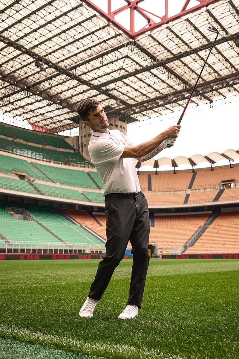 PUMA Golf AC Milan Football Soccer Pulisic Collection Collaboration polo hoodie jacket t shirt