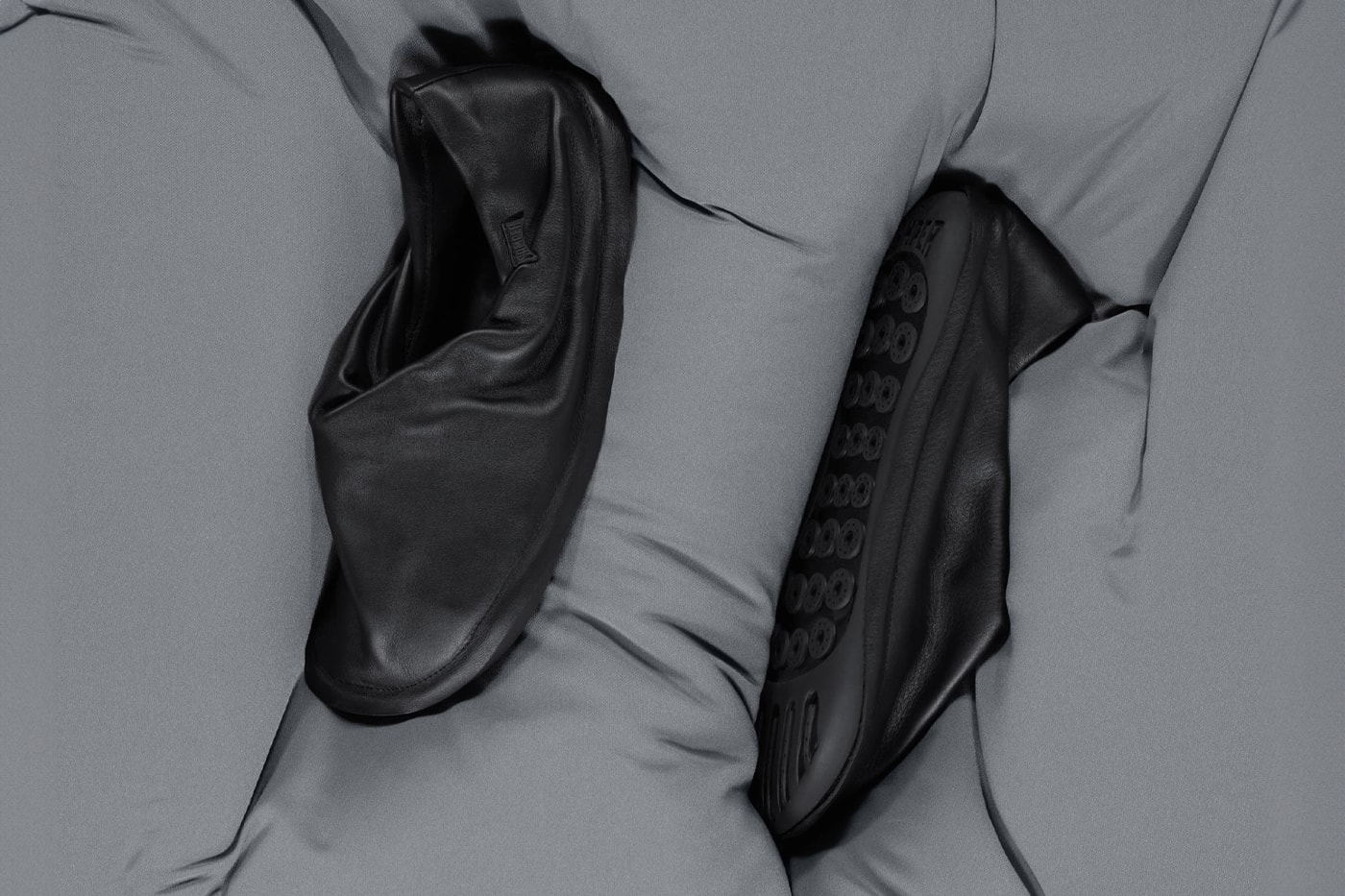 Camper × ISSEY MIYAKE Peu Form Collaboration Hones in on Form and Fluidity two styles mule ankle boot leather japanese