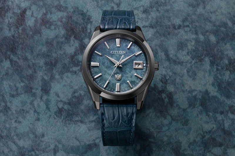 CITIZEN 30th Anniversary Eco-Drive Limited Edition Murakumo Shibori Dye Effect AQ4106-26L