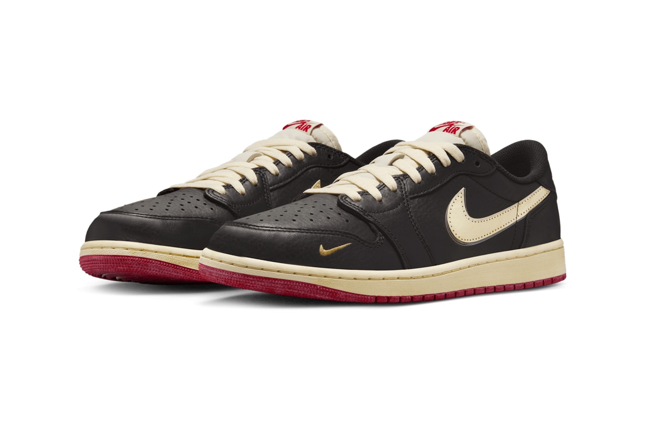 Nigel Sylvester x Air Jordan 1 Low OG "Nitro" Black/Muslin-Varsity Red IB8958-001 august 2025 release info bmx Better With Time
