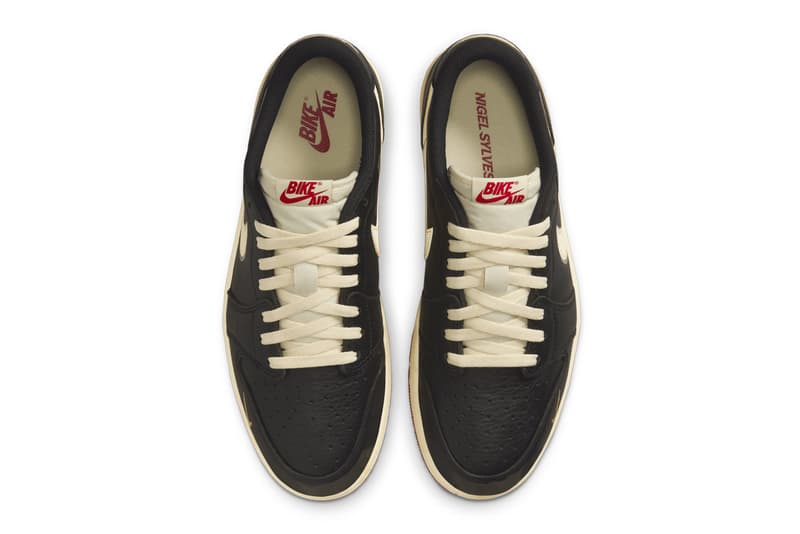 Nigel Sylvester x Air Jordan 1 Low OG "Nitro" Black/Muslin-Varsity Red IB8958-001 august 2025 release info bmx Better With Time