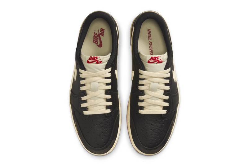 Nigel Sylvester x Air Jordan 1 Low OG "Nitro" Black/Muslin-Varsity Red IB8958-001 august 2025 release info bmx Better With Time