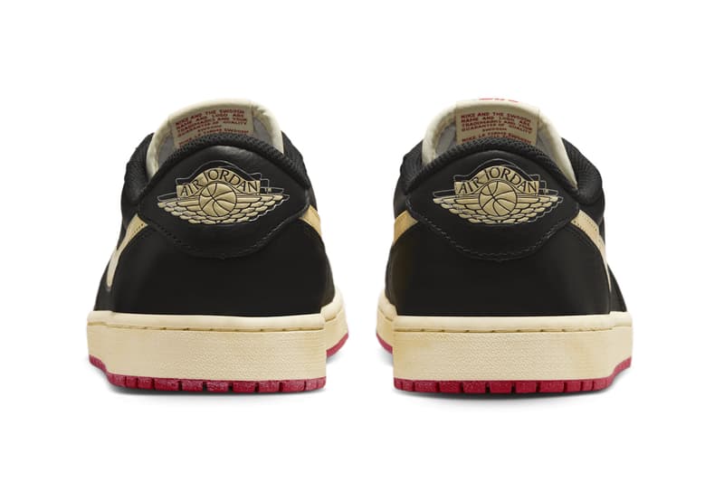Nigel Sylvester x Air Jordan 1 Low OG "Nitro" Black/Muslin-Varsity Red IB8958-001 august 2025 release info bmx Better With Time