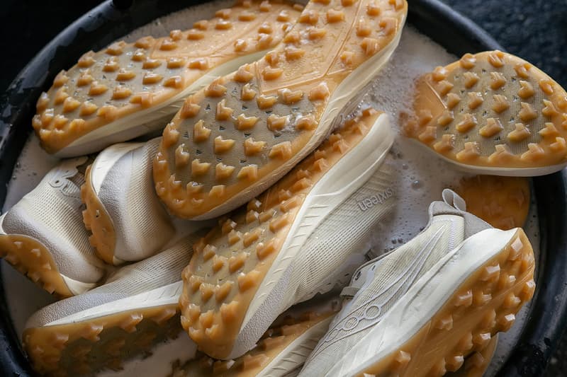 3sixteen Saucony natural dyed Gesso Trail Shoe Collaboration release info