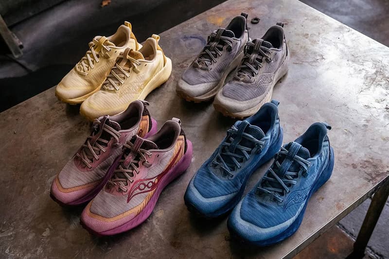 3sixteen Saucony natural dyed Gesso Trail Shoe Collaboration release info