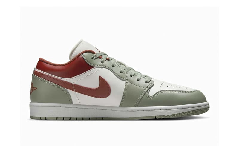 Air Jordan 1 Low “Jade Horizon” Sail/Jade Horizon-Pure Platinum-Summit White-Redstone 553558-133 Release Info
