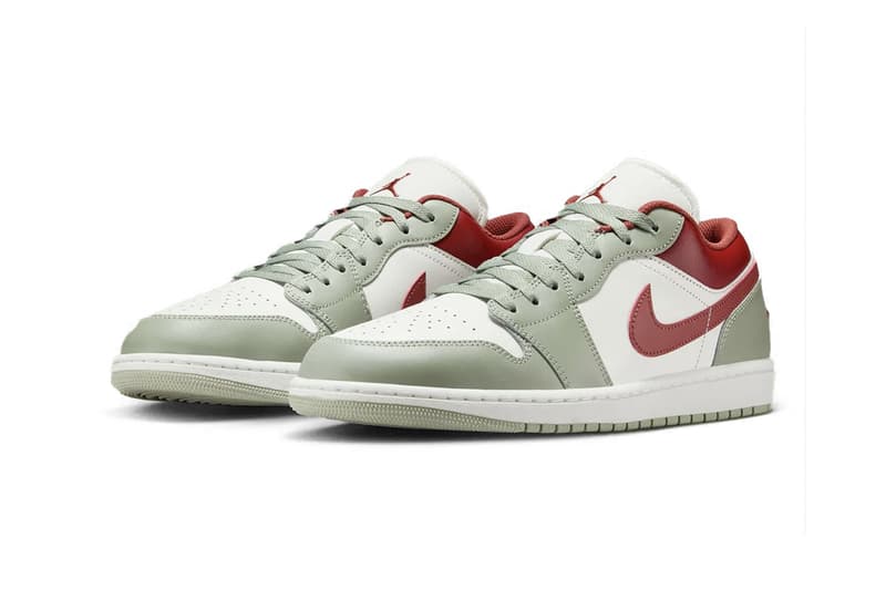 Air Jordan 1 Low “Jade Horizon” Sail/Jade Horizon-Pure Platinum-Summit White-Redstone 553558-133 Release Info