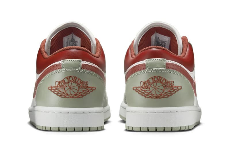 Air Jordan 1 Low “Jade Horizon” Sail/Jade Horizon-Pure Platinum-Summit White-Redstone 553558-133 Release Info