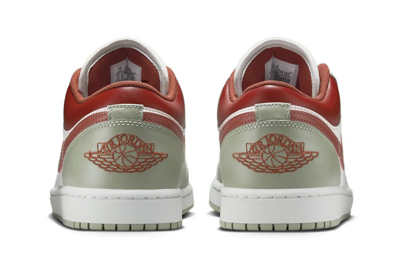 Air Jordan 1 Low “Jade Horizon” Sail/Jade Horizon-Pure Platinum-Summit White-Redstone 553558-133 Release Info