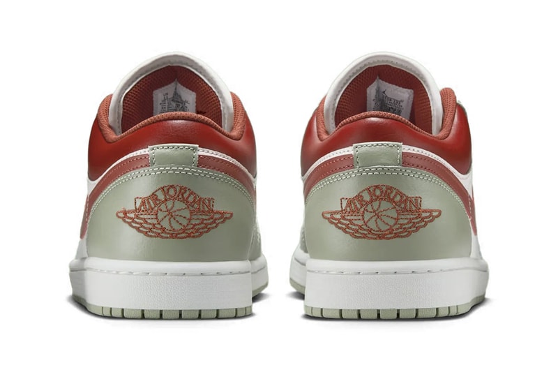 Air Jordan 1 Low “Jade Horizon” Sail/Jade Horizon-Pure Platinum-Summit White-Redstone 553558-133 Release Info