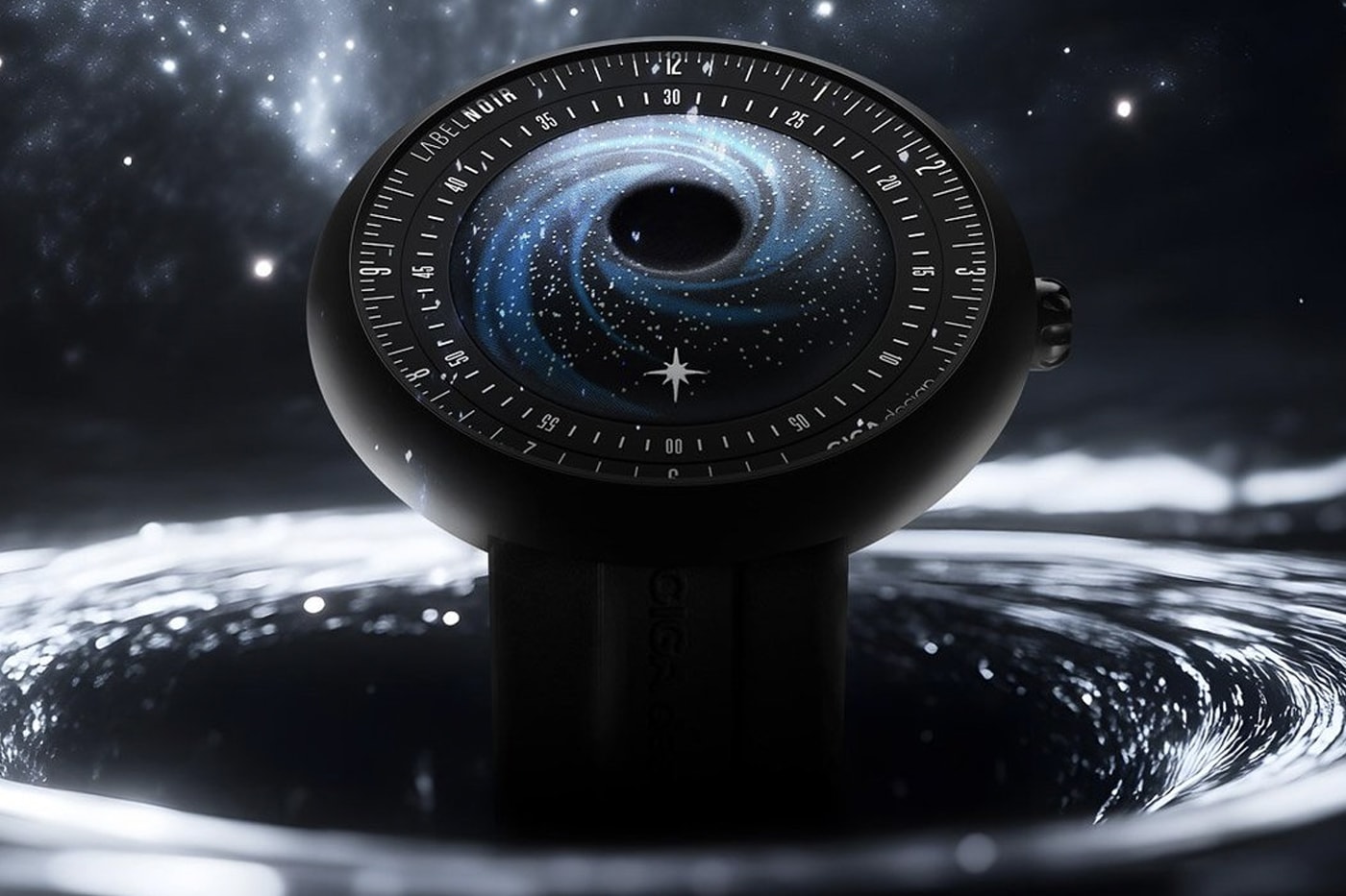 CIGA Design x Label Noir Watch Blue Planet II Black Star Edition Release Info