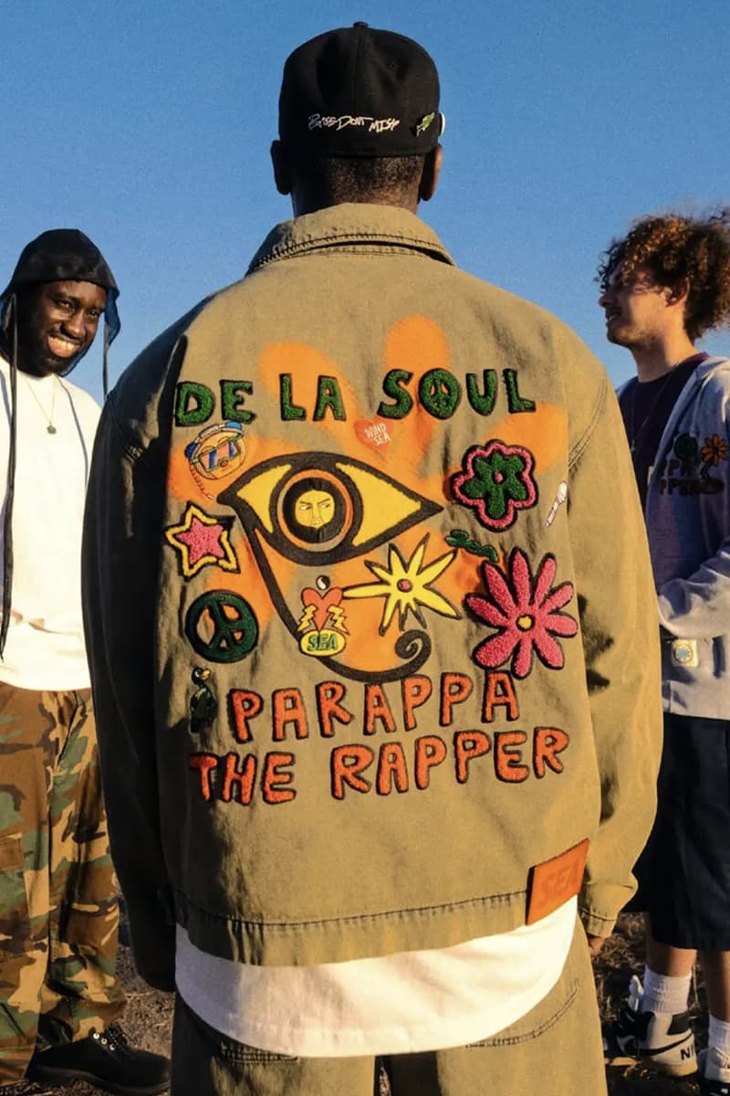 De La Soul PaRappa the Rapper WIND AND SEA Collaboration collection Release Info