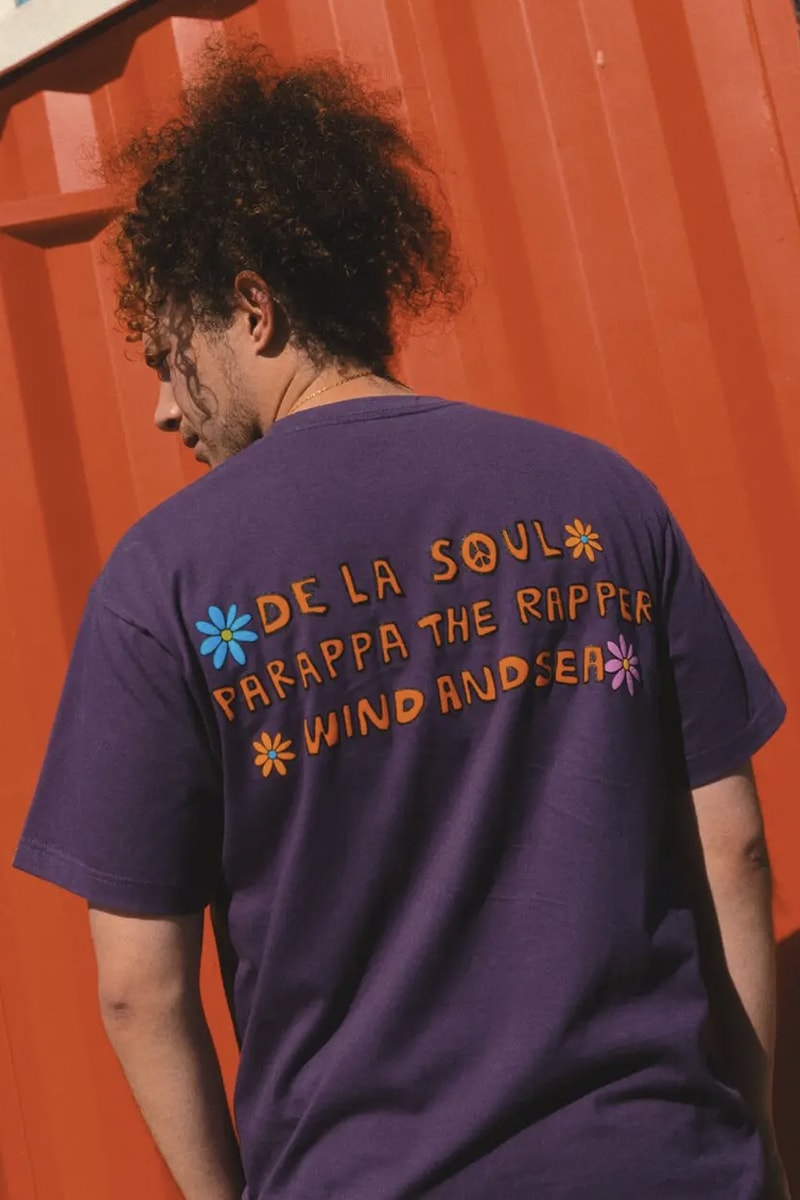 De La Soul PaRappa the Rapper WIND AND SEA Collaboration collection Release Info