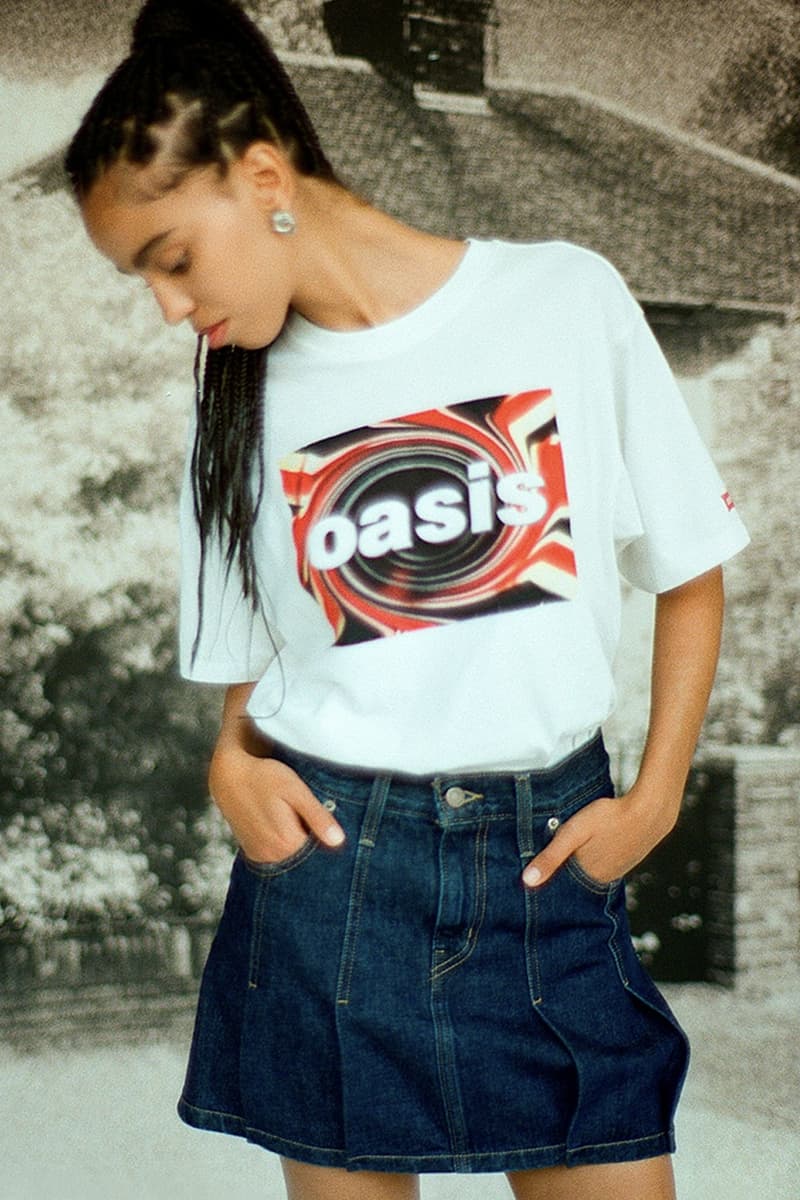 Oasis Levi's Collaboration Collection Release Info