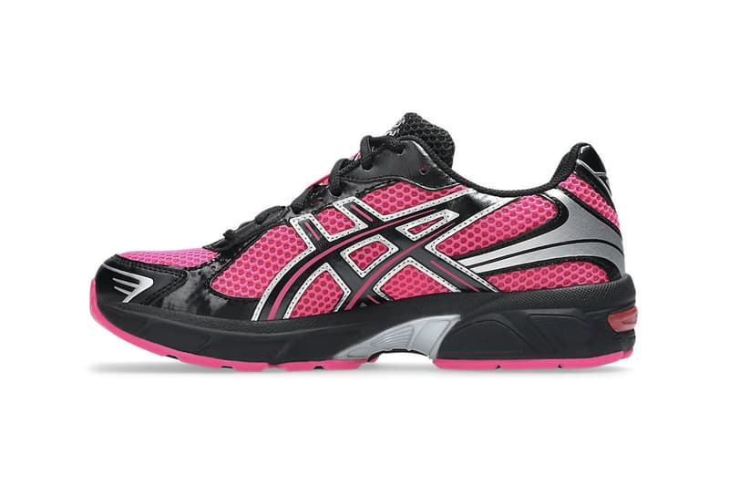 ASICS GEL-1130 "Pink Glo" official look release Pink Glo/Black-Silver stability july everyday shoe 2025 blackpink