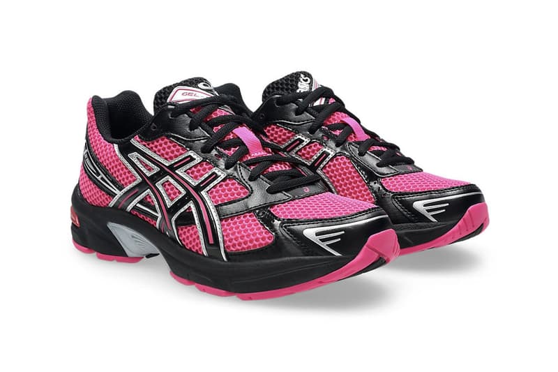 ASICS GEL-1130 "Pink Glo" official look release Pink Glo/Black-Silver stability july everyday shoe 2025 blackpink