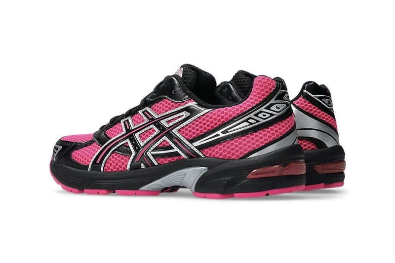 ASICS GEL-1130 "Pink Glo" official look release Pink Glo/Black-Silver stability july everyday shoe 2025 blackpink