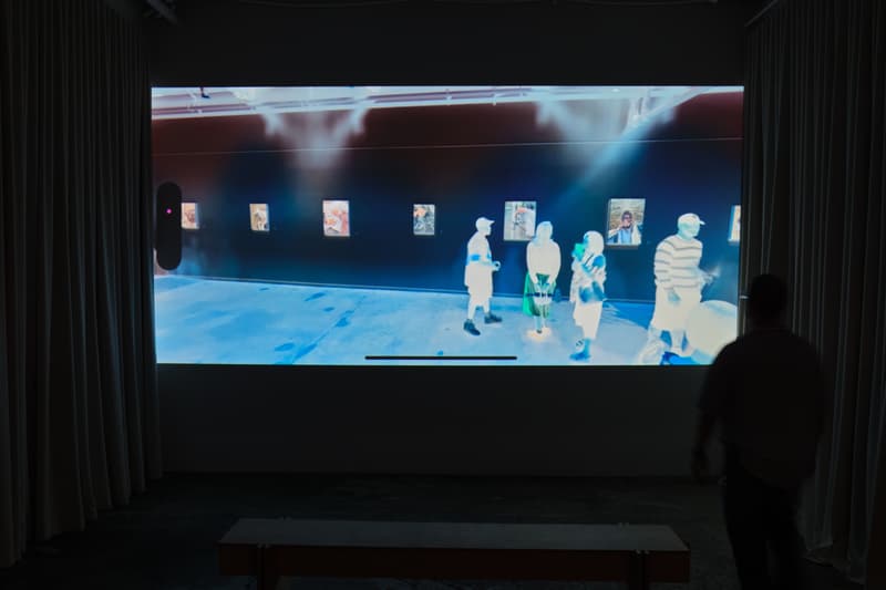 dre wilkin when the air is blue foil gallery montreal exhibition