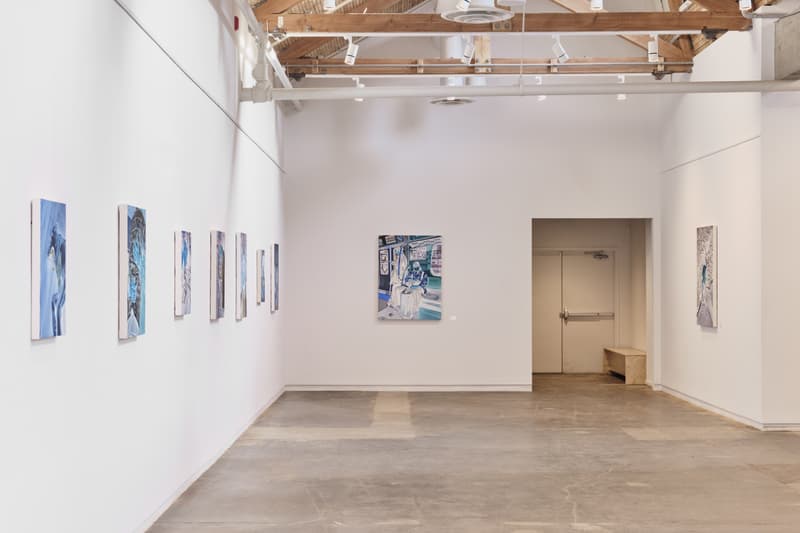 dre wilkin when the air is blue foil gallery montreal exhibition