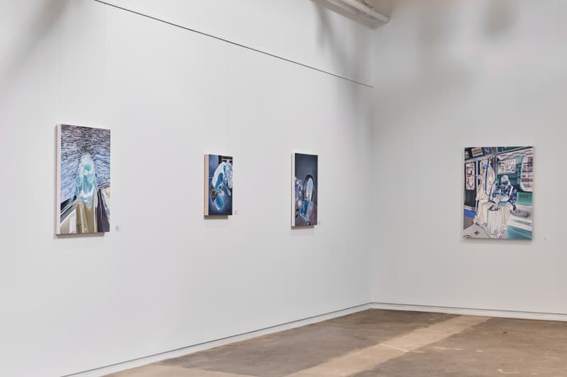 dre wilkin when the air is blue foil gallery montreal exhibition