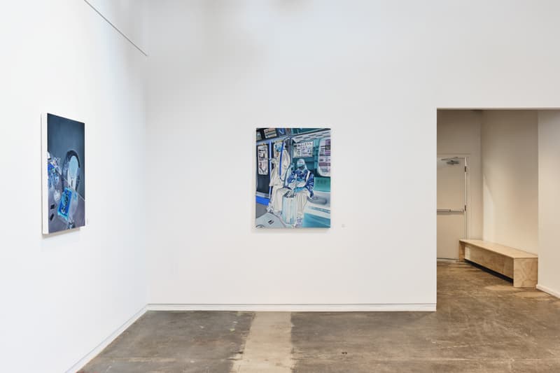 dre wilkin when the air is blue foil gallery montreal exhibition
