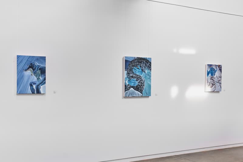 dre wilkin when the air is blue foil gallery montreal exhibition