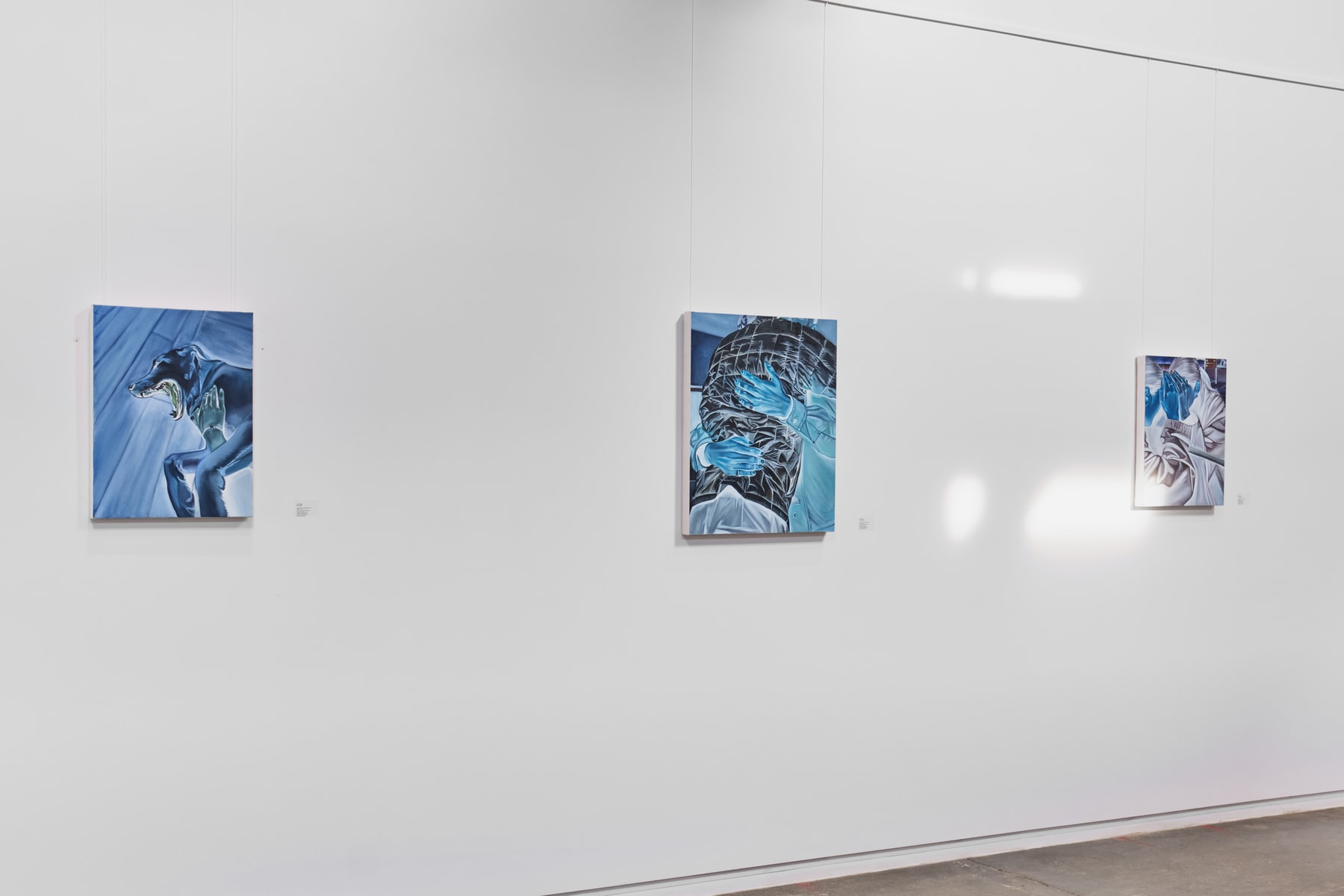 dre wilkin when the air is blue foil gallery montreal exhibition